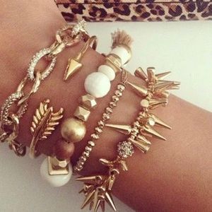 Spiked Renegade Cluster Bracelet